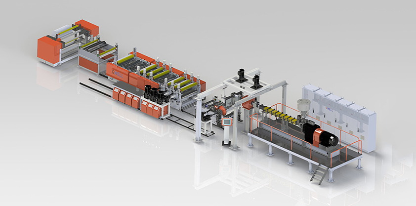 MDO縱向拉伸生產線