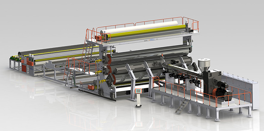 PE防水卷材/土工膜設(shè)備生產(chǎn)線